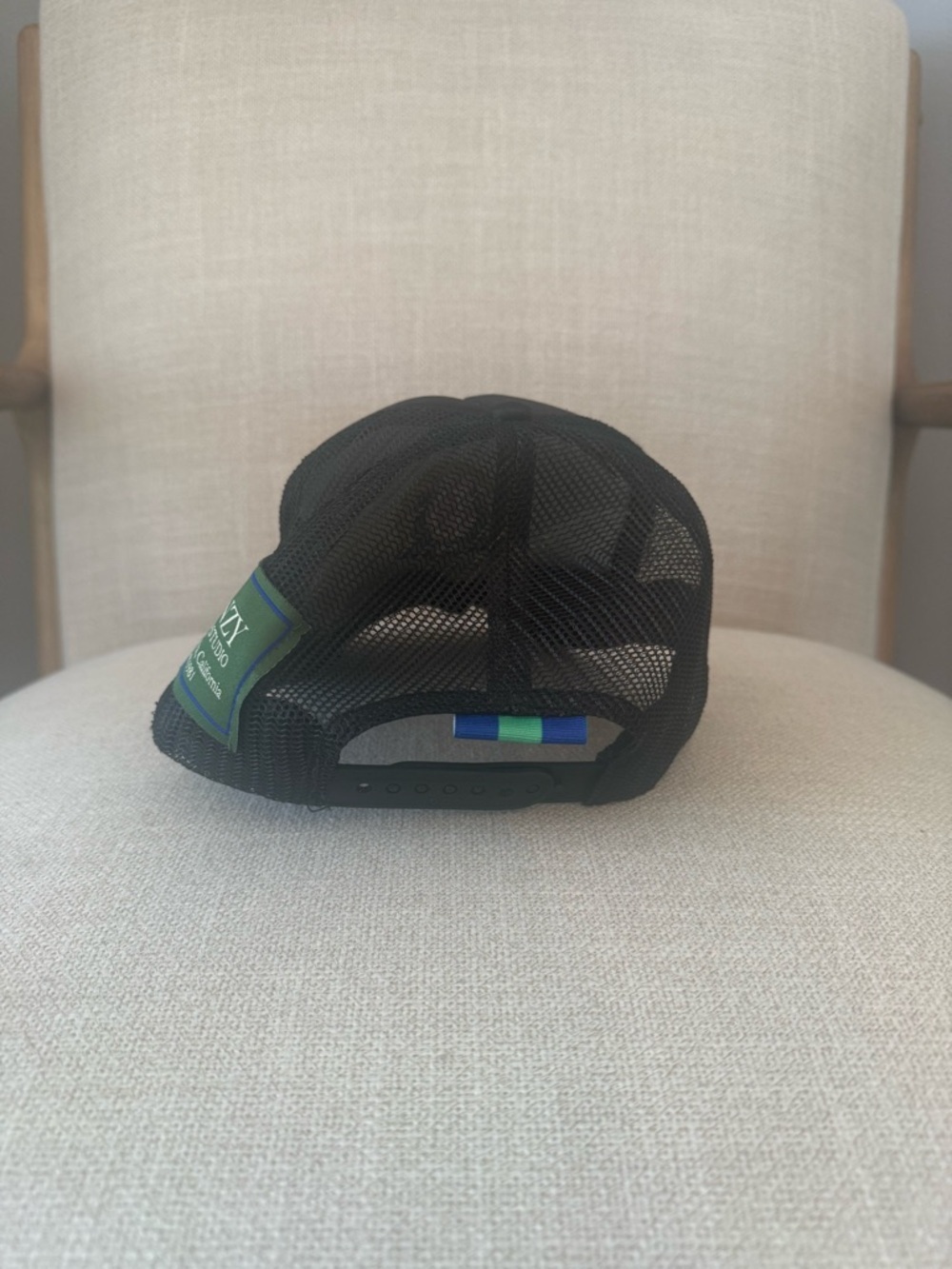 Danzy Black Logo Trucker Hat - Picture 4 of 7